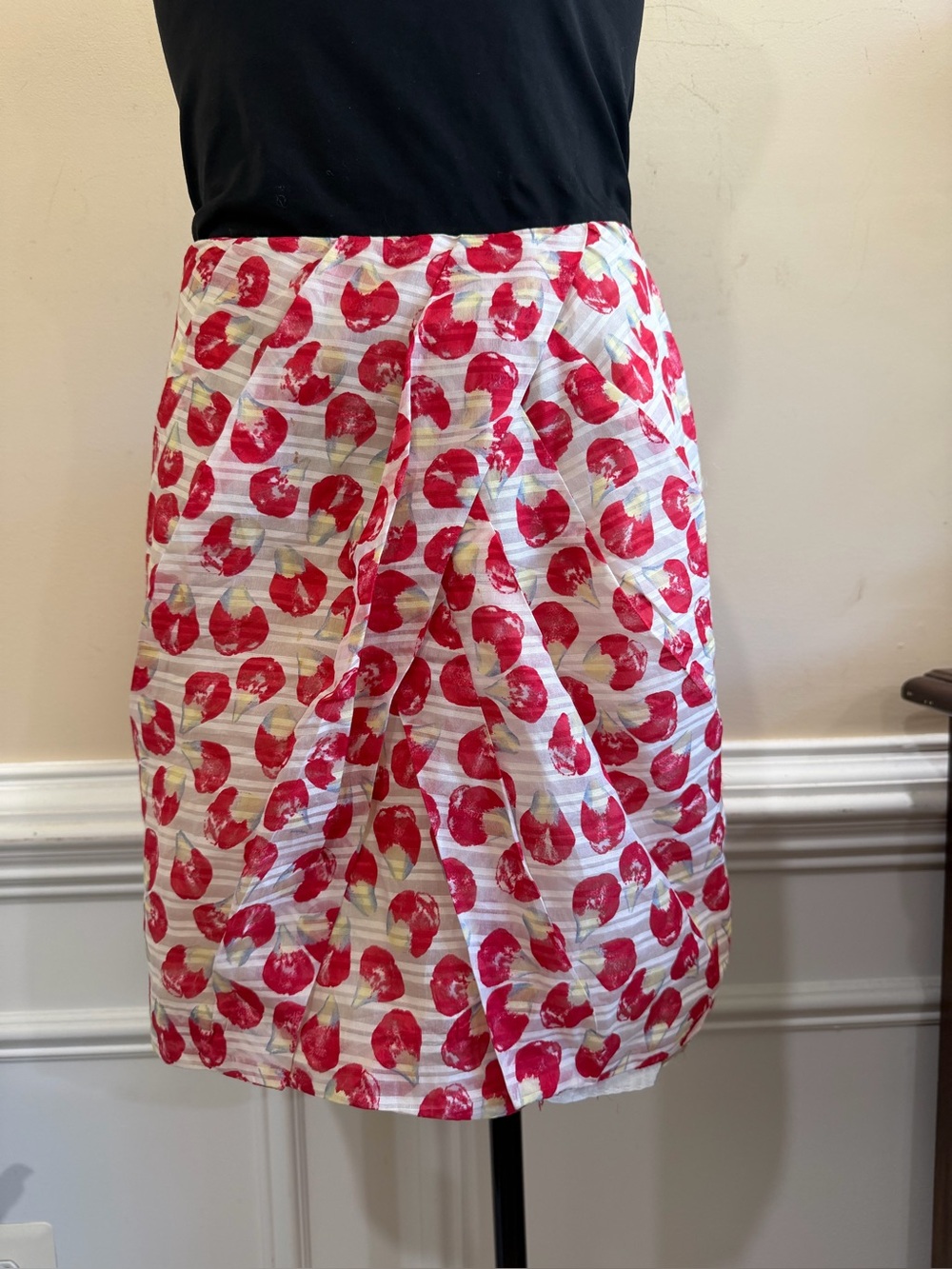 Leifsdottir Bright Pink Print Women's Mini Skirt